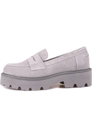 CESARE GASPARI Dames, Schoenen, Grijs, Maat: 39 EU Suède