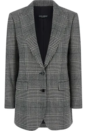 Dolce & Gabbana Dames, Jassen, Grijs, Maat: M Wol