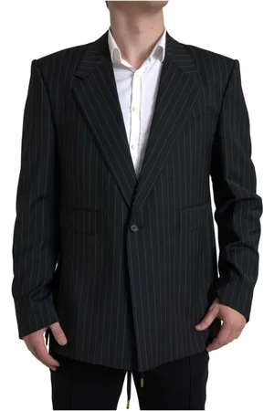 Dolce & Gabbana Heren, Jassen, Zwart, Maat: 4XL Wol