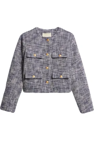 Vanessa Bruno Dames, Jassen, Blauw, Maat: 2XS Tweed