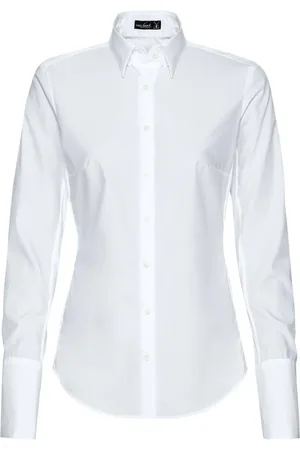 Van Laack Dames, Blouses & Shirts, Wit, Maat: 2XL