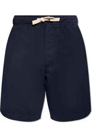 Palm Angels Heren, Korte broeken, Blauw, Maat: S Katoen