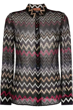 Missoni Dames, Blouses & Shirts, Veelkleurig, Maat: S