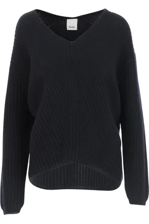 Allude Dames, Truien, Zwart, Maat: L Kasjmier