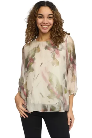 2-Biz Dames, Blouses & Shirts, Veelkleurig, Maat: L Zijde
