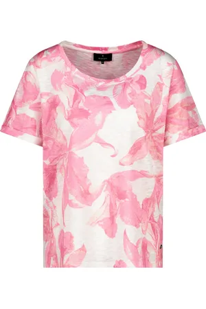 monari Dames, Tops, Roze, Maat: 3XL Katoen