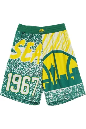 Mitchell & Ness Heren, Sport, Veelkleurig, Maat: S Poliester