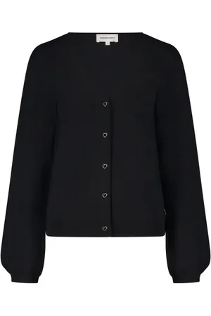 Fabienne Chapot Dames, Truien, Zwart, Maat: XS