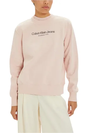 Calvin Klein Dames, Sweatshirts & Hoodies, Roze, Maat: S
