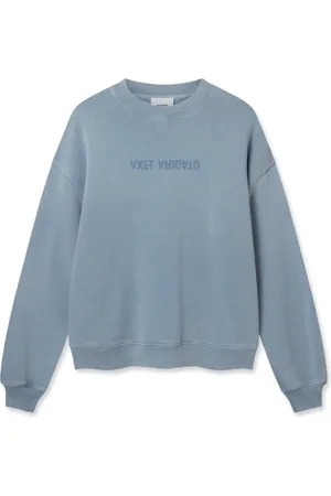 Axel Arigato Heren, Sweatshirts & Hoodies, Blauw, Maat: L Katoen