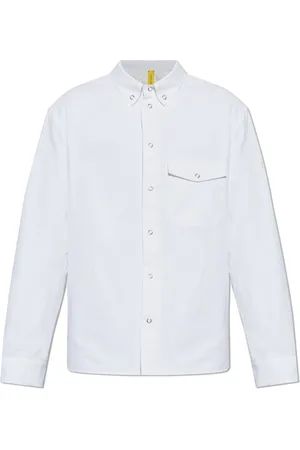 Moncler Heren, Overhemden, Wit, Maat: XL Katoen