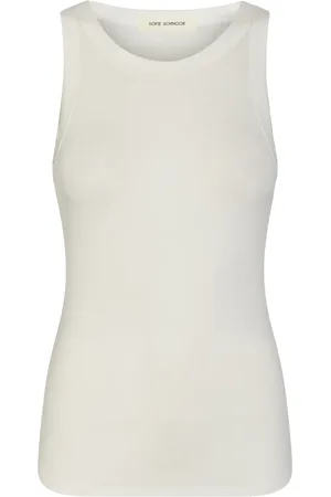 Sofie Schnoor Dames, Tops, Wit, Maat: S Viscose