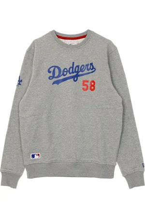 New Era Heren, Sweatshirts & Hoodies, Grijs, Maat: M Katoen