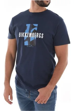 Bikkembergs Heren, Tops, Blauw, Maat: 2XL Katoen
