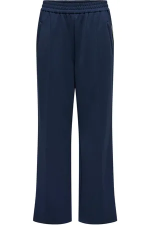 ONLY Dames, Broeken, Blauw, Maat: M L32 Poliester
