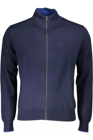 North Sails Heren, Sweatshirts & Hoodies, Blauw, Maat: S Katoen