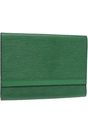 LOUIS VUITTON Dames, Pre-owned, Groen, Maat: ONE Size Leer