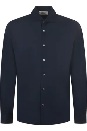 FILIPPO DE LAURENTIIS Heren, Overhemden, Blauw, Maat: XL