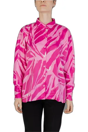ONLY Dames, Blouses & Shirts, Roze, Maat: M Poliester