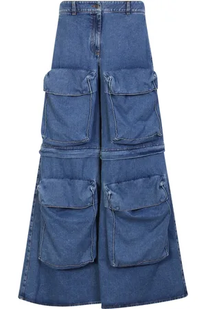 GIUSEPPE DI MORABITO Dames, Jeans, Blauw, Maat: XS Katoen