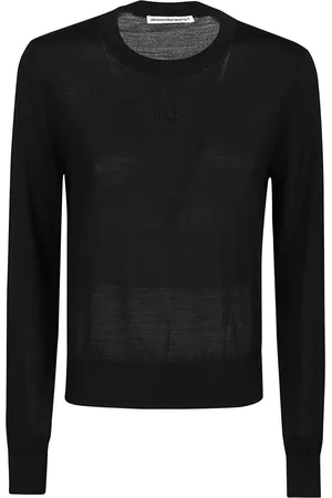 Alexander Wang Dames, Truien, Zwart, Maat: S Wol