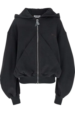 The Attico Dames, Sweatshirts & Hoodies, Grijs, Maat: 2XS Katoen
