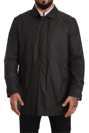 Dolce & Gabbana Heren, Jassen, Zwart, Maat: XS Poliester