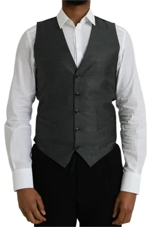 Dolce & Gabbana Heren, Pakken, Grijs, Maat: M Wol