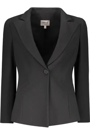Emporio Armani Dames, Jassen, Grijs, Maat: S Wol