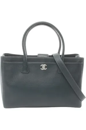 CHANEL Dames, Pre-owned, Blauw, Maat: ONE Size Leer