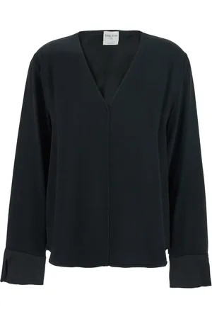 FORTE FORTE Dames, Blouses & Shirts, Zwart, Maat: XL