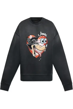 AMIRI Heren, Sweatshirts & Hoodies, Zwart, Maat: M Katoen