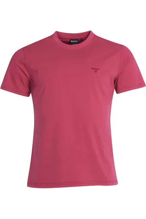 Barbour Heren, Tops, Roze, Maat: L Katoen
