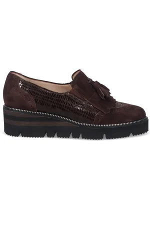 SANGIORGIO Dames, Schoenen, Bruin, Maat: 39 EU Leer