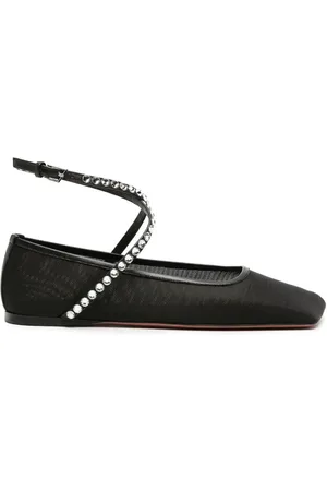 Amina Muaddi Dames, Schoenen, Zwart, Maat: 41 EU