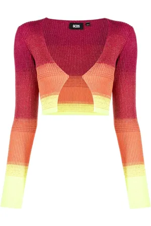 GCDS Dames, Truien, Veelkleurig, Maat: L Viscose