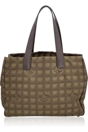 CHANEL Dames, Pre-owned, Groen, Maat: ONE Size Nylon