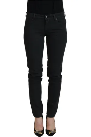 ERMANNO SCERVINO Dames, Jeans, Zwart, Maat: W26 Katoen