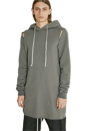 Rick Owens Heren, Sweatshirts & Hoodies, Grijs, Maat: S Katoen