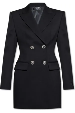 VERSACE Dames, Jassen, Zwart, Maat: 2XS Wol