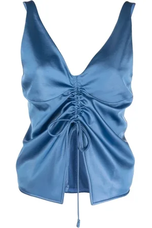 Nanushka Dames, Tops, Blauw, Maat: M Viscose