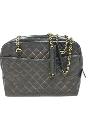 CHANEL Dames, Pre-owned, Bruin, Maat: ONE Size Leer