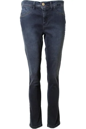 AMELIE & AMELIE Dames, Jeans, Blauw, Maat: 4XL
