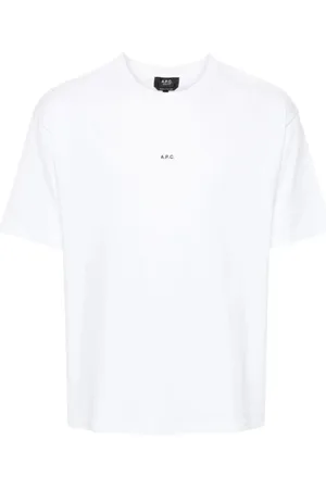A.P.C. Heren, Tops, Wit, Maat: 2XL Katoen