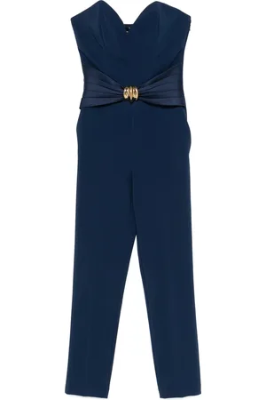 Elisabetta Franchi Dames, Jumpsuits & Playsuits, Blauw, Maat: L