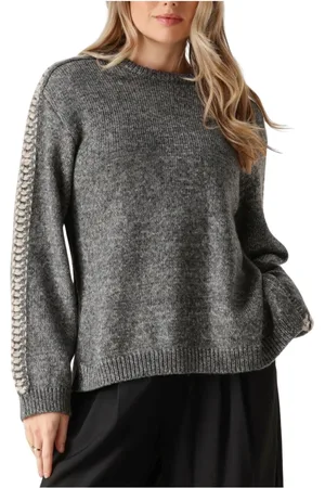 Modstrom Dames, Truien, Grijs, Maat: XS