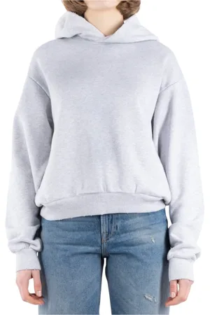 Acne Studios Dames, Sweatshirts & Hoodies, Grijs, Maat: XS Katoen