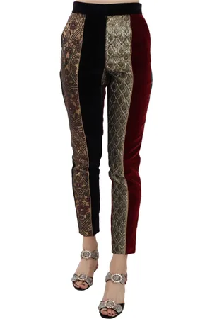 Dolce & Gabbana Dames, Broeken, Veelkleurig, Maat: 3XS