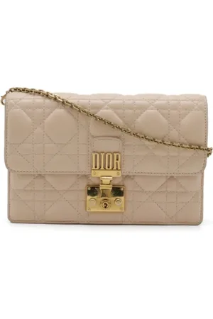 Dior Dames, Pre-owned, Roze, Maat: ONE Size Leer