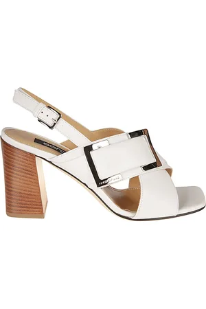 Sergio Rossi Dames, Schoenen, Wit, Maat: 36 1/2 EU
